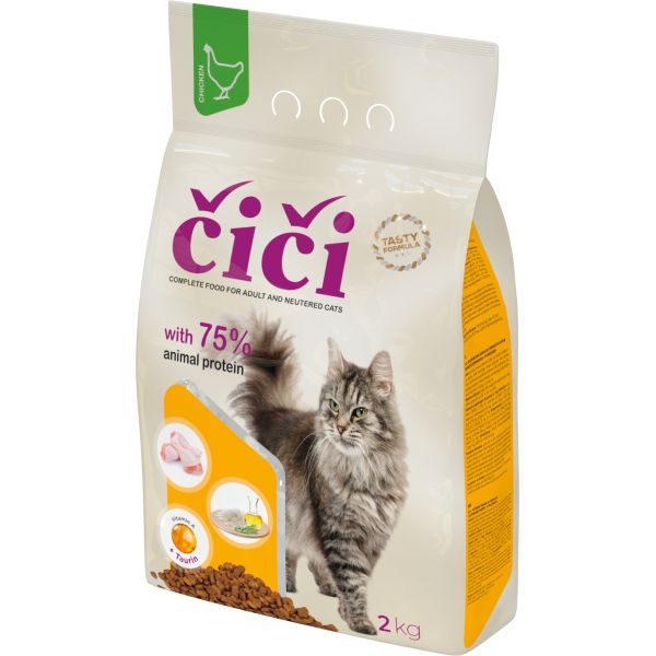 ČIČI kassitoit kanaga täiskasvanud kassidele 10kg