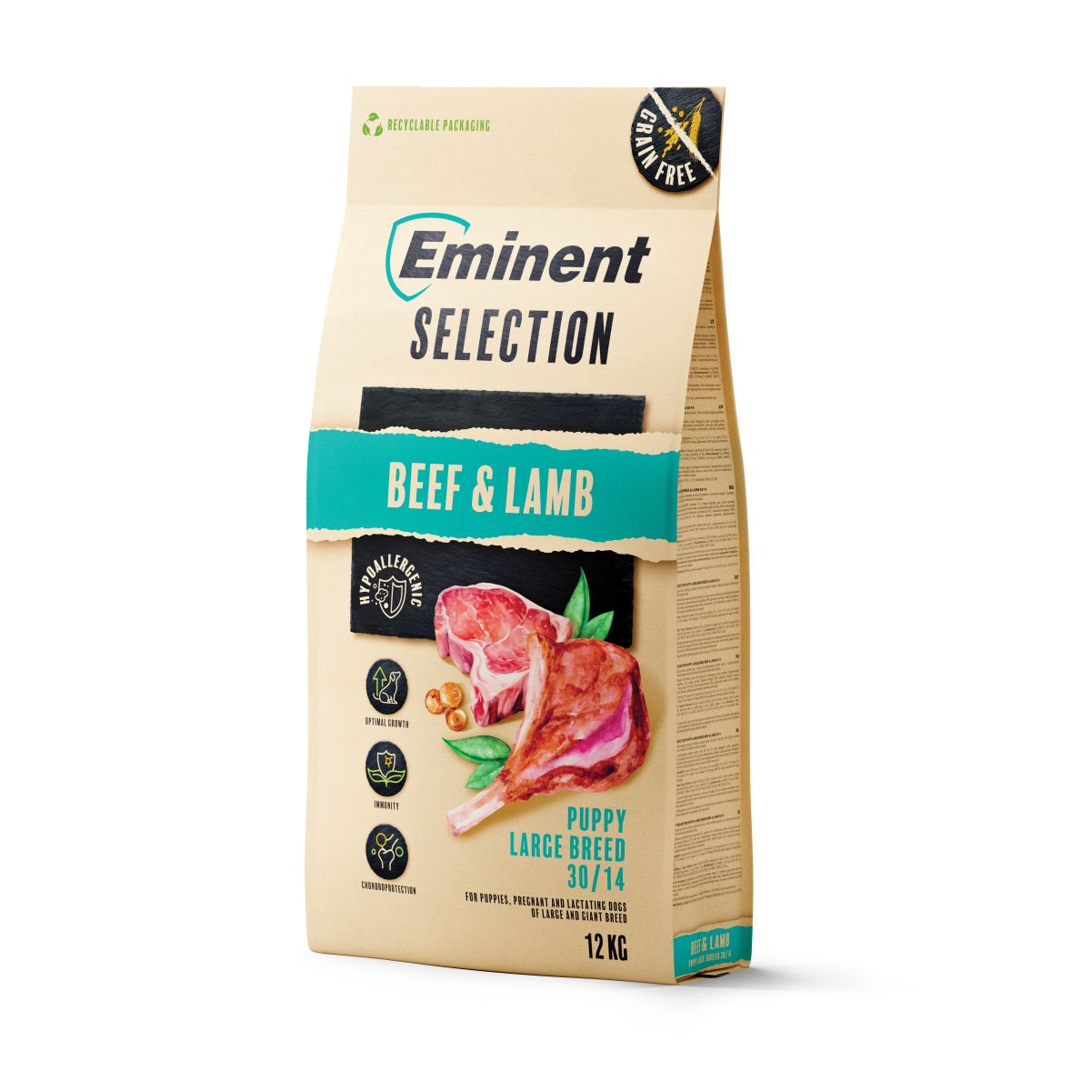 Eminent Selection Puppy Large Breed Beef & Lamb kutsikatele 12kg Eminent Selection Puppy Large Breed Beef & Lamb kutsikatele 12kg