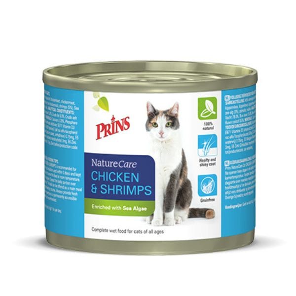 Prins NatureCare Chicken & Shrimps märgtoit 200g