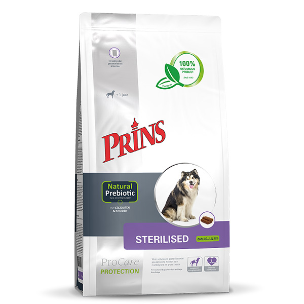 Avaleht Prins ProCare Protection Sterilised kuivtoit 15kg