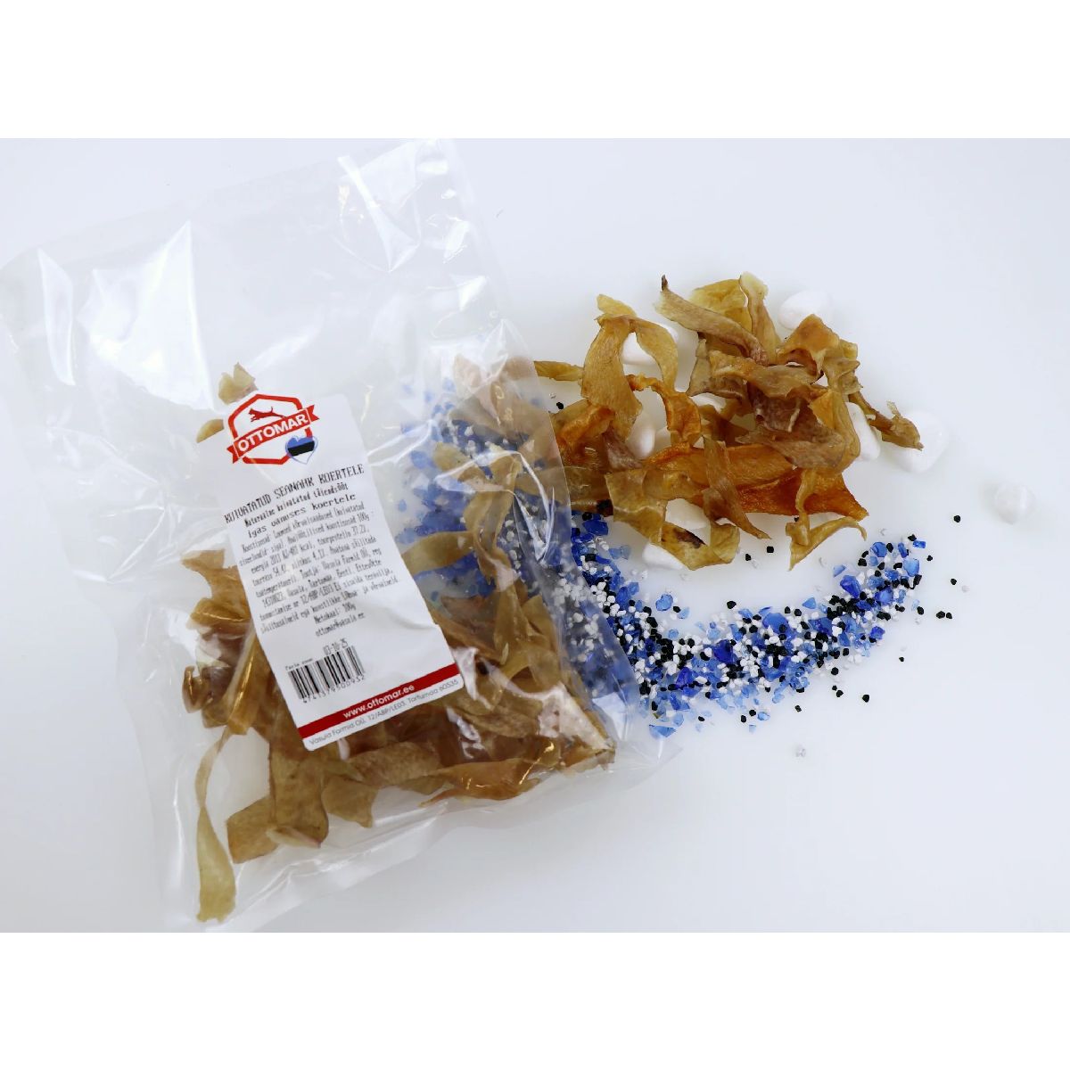 Ottomar Kuivatatud seanahk koertele 100g Ottomar Kuivatatud seanahk koertele 100g - Pilt 2
