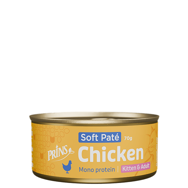 Prins Soft Paté Cat Chicken märgtoit 70g